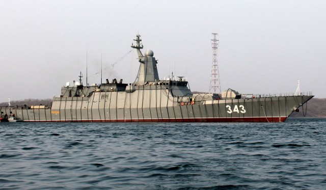 Новейший корвет «Резкий» вышел в Японское море на ходовые испытания
