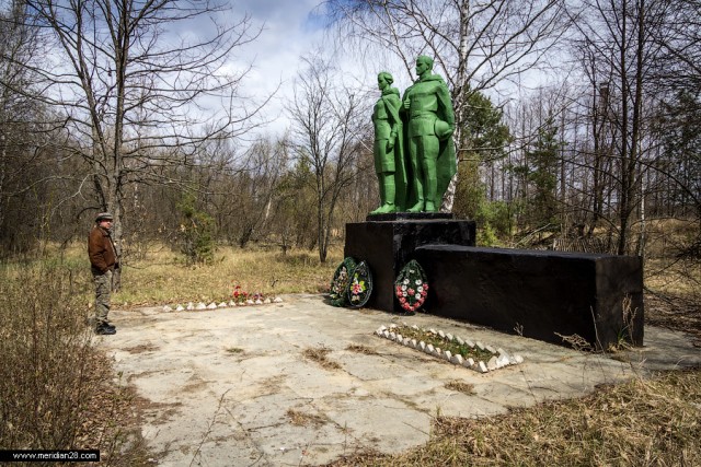 Зона отчуждения. Полесский радиационно-экологический заповедник. д.Погонное (Хойникский р-н, Гомельская обл)
