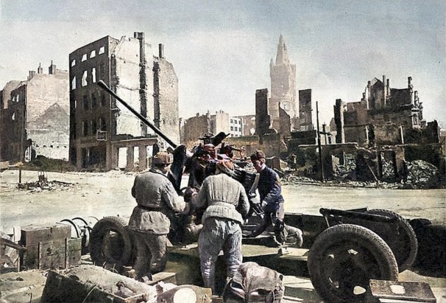 Кёнигсберг в апреле 1945-го.