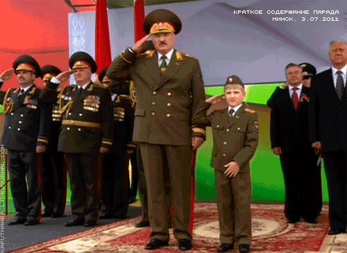В ожидании парада в Минске