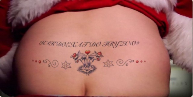 Сделай Санте тату! - Tattoo Santa