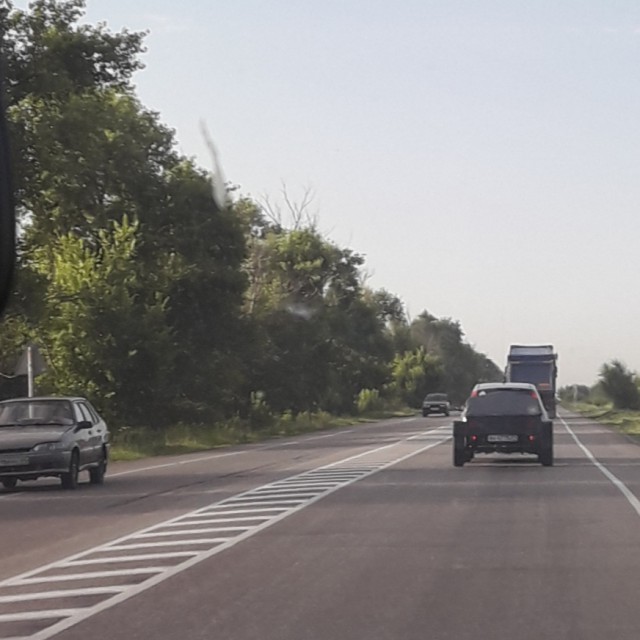 В России появилась трасса с 40-километровой сплошной линией