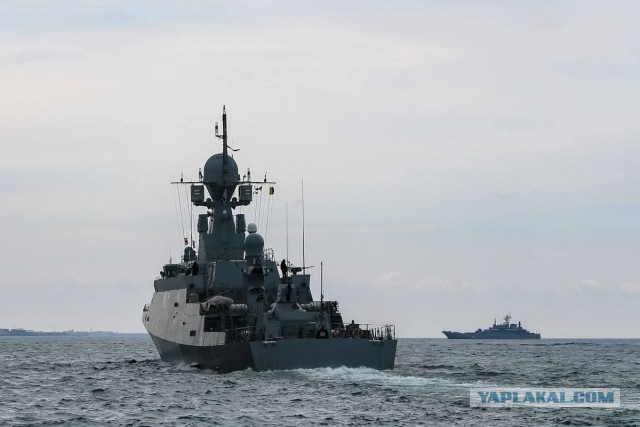 Выход группы кораблей Черноморского флота в акваторию Черного моря для отработки задач