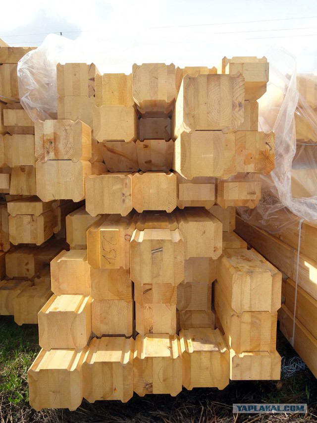 Как производят клеенный брус для деревянных домов.
