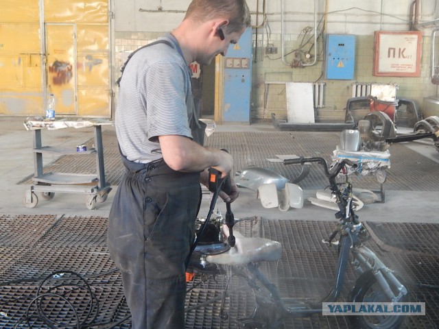 Восстановление скутера Honda Giorno