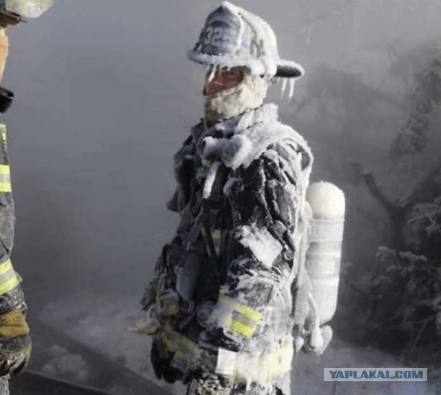Пожарные в Якутии