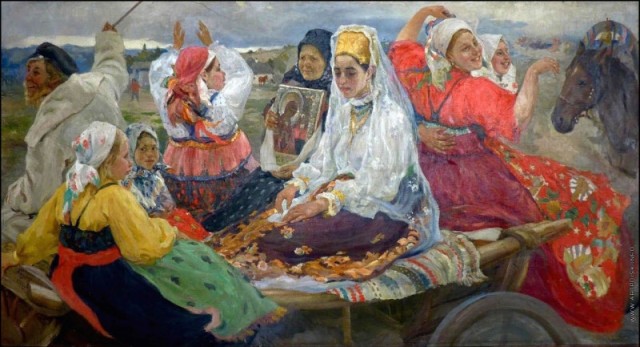 Дикий русский обычай, о котором написал Горький, а зарисовал для потомков ученик Репина