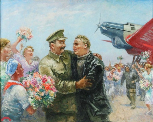 Жизнь Сталина в живописи