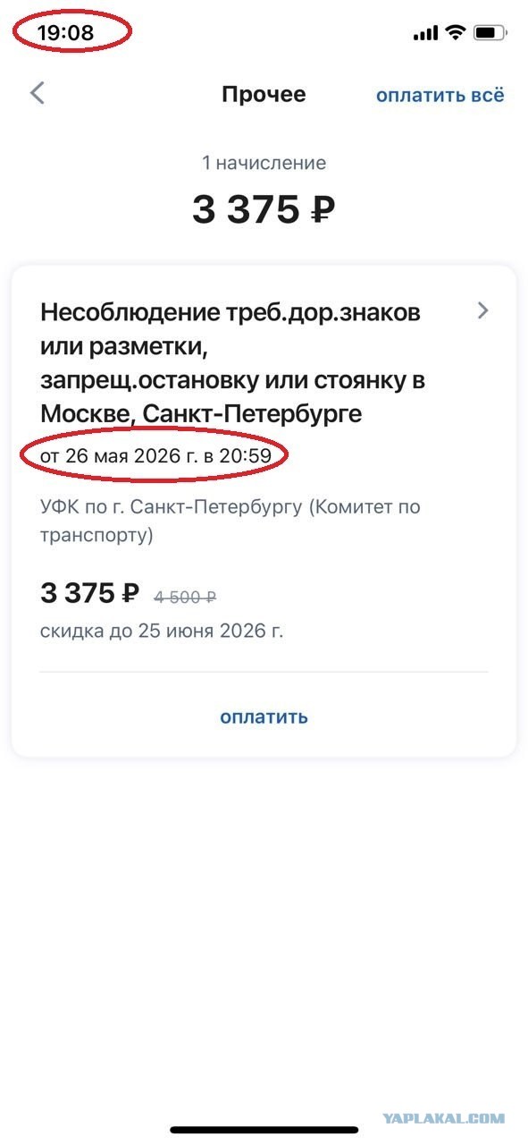 Грустная история про штрафы
