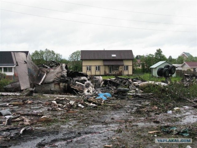 Жёсткая посадка ТУ-134 в Карелии