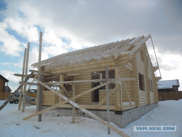 Строительство дома на даче