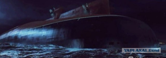 Здоровенный круизный лайнер - вид сверху