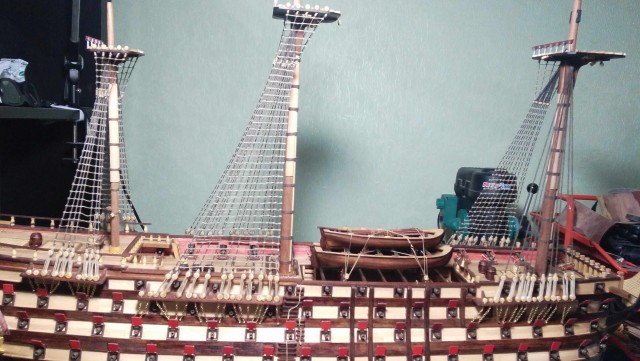 Постройка модели линкора Santisima Trinidad