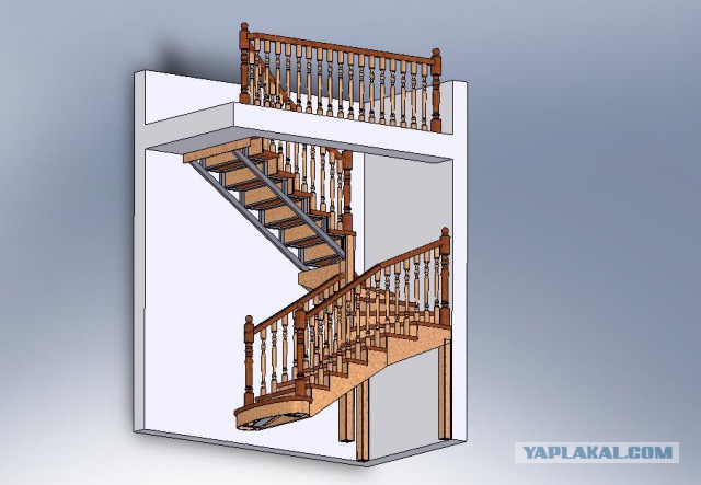 Изготовление винтовой лестницы