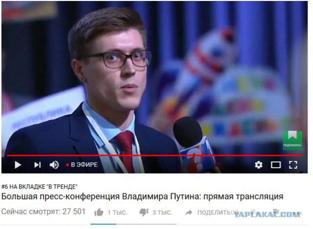 Пресс-конференция Путина В.В. 2017