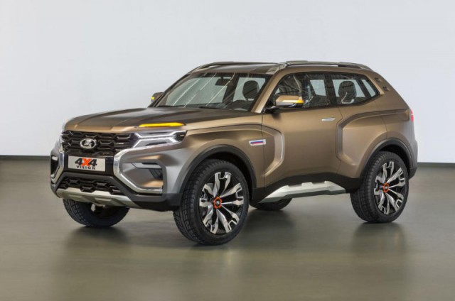 АвтоВАЗ представил на Московском автосалоне прототип внедорожника Lada 4x4