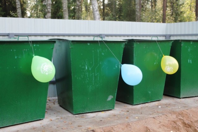 В Тверской области торжественно открыли мусорную площадку
