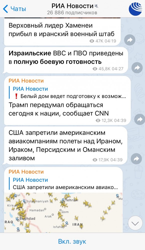 Украинский самолет был сбит двумя иранскими ракетами российского производства