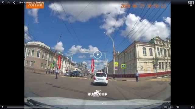 Шла колонна по Тамбову