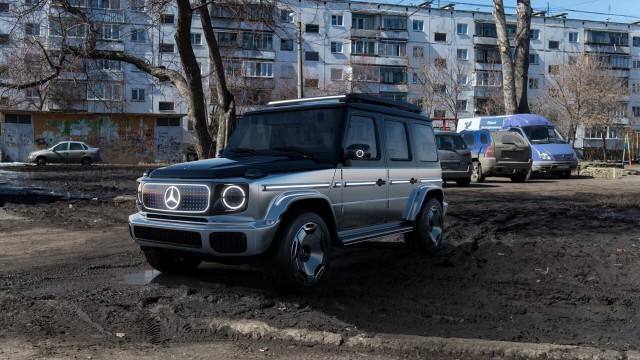 Как будут выглядеть новые модели Mercedes в суровой российской действительности