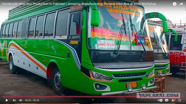 Серийный выпуск пакистанских автобусов "Hino"