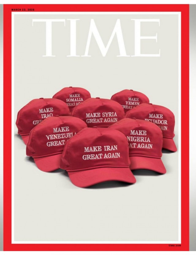 Новая обложка журнала TIME