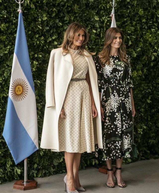 Первая леди США и первая леди Аргентины