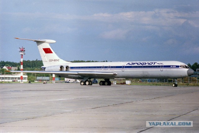 Редкий гость в Европе. Грузовой Ил-62