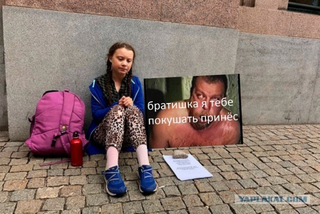 Ударим фотожабой по Грете Тунберг