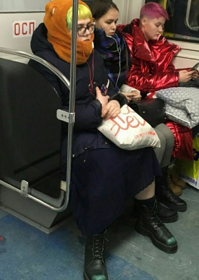 Модные и красивые из подземелий метроплитена