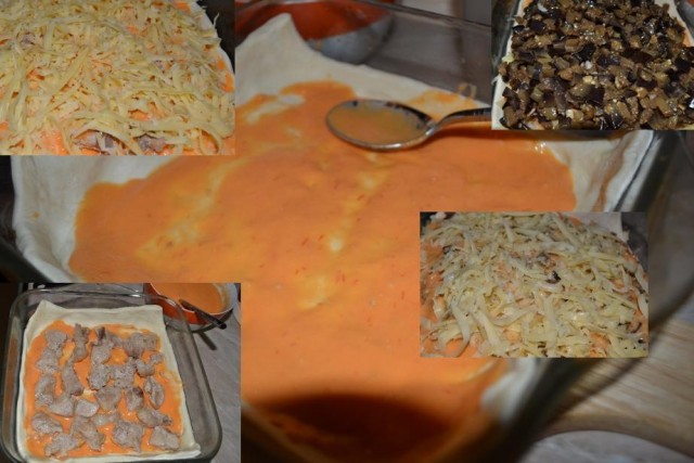 Слоёный пирог из "синеньких"