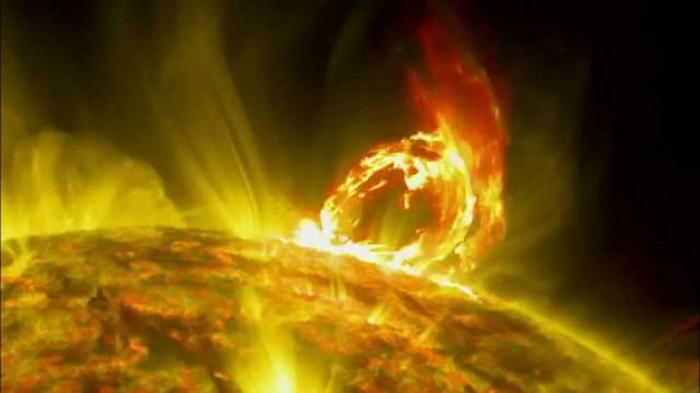 Вспышка на Солнце -