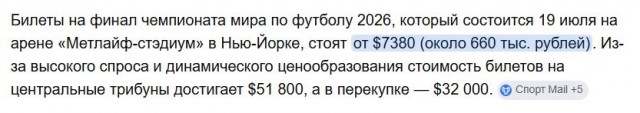 ЧМ-2026 называют самым прибыльным чемпионатом мира по футболу в истории
