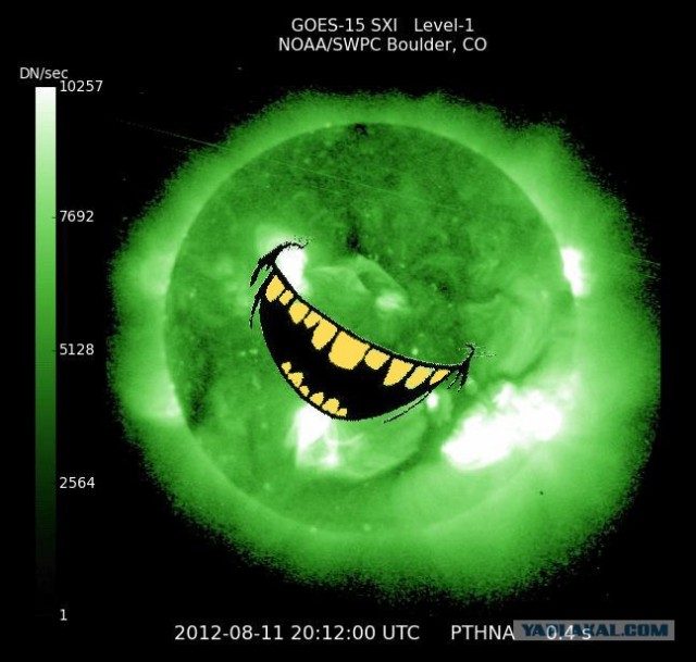 Солнце треснуло