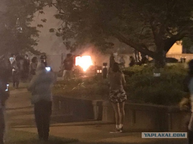 Карта протестов в США