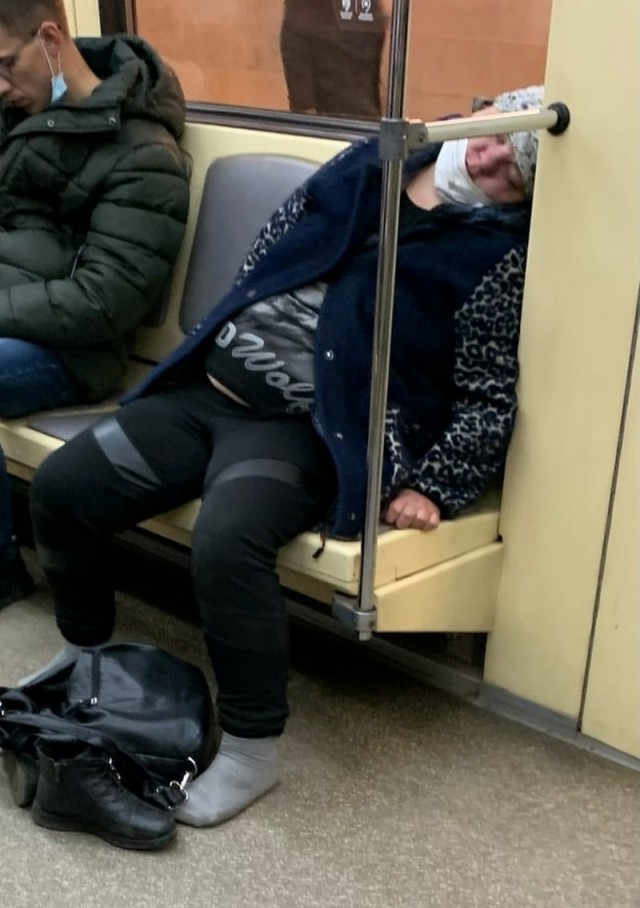 Экстремальные модники из нашего метро
