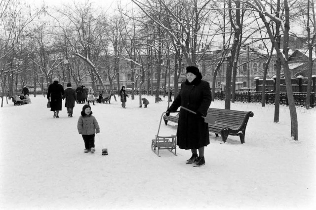 Зимние забавы москвичей