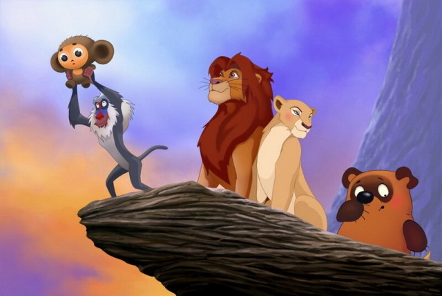 Что если актеров заменить на мультперсонажей?