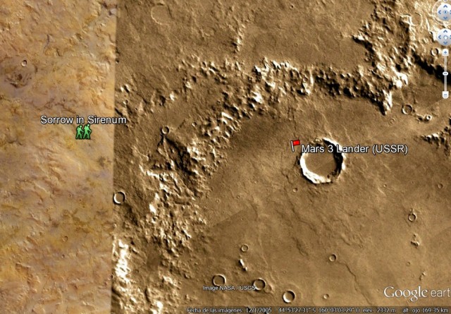 Зонд НАСА разглядел "Марс-3"