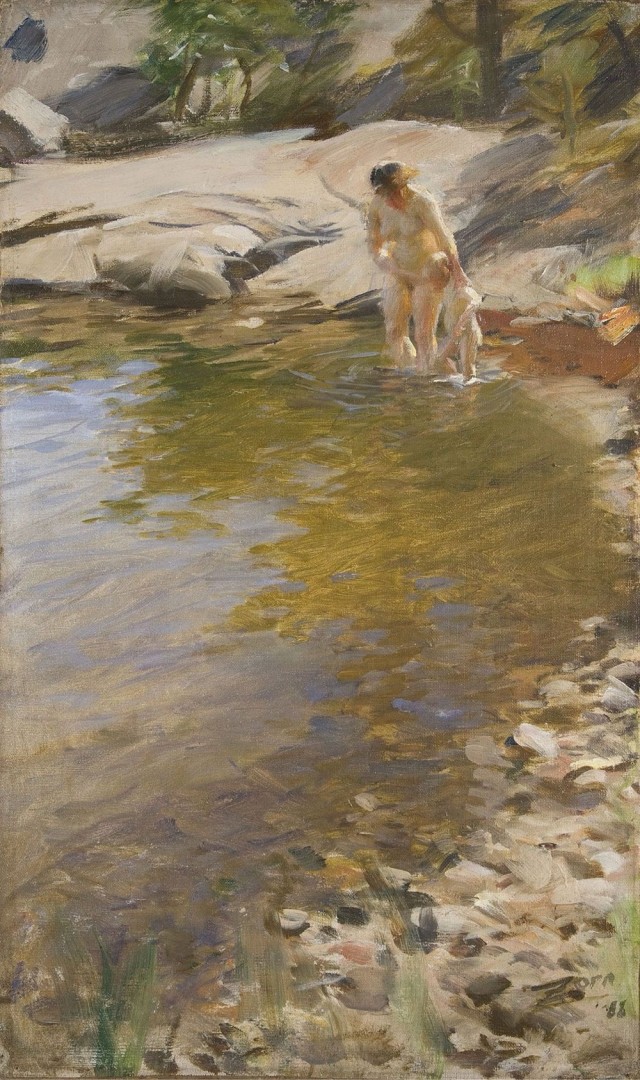 «На природе» Худ. Андерс Цорн. 1888 г.