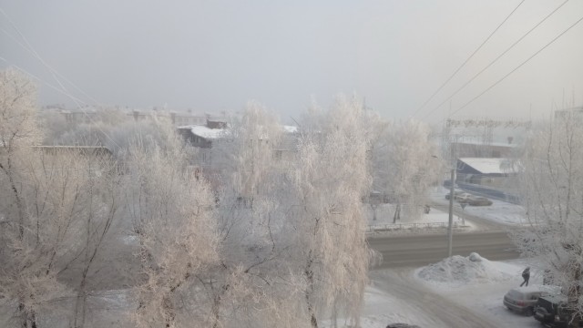 А из нашего окна....