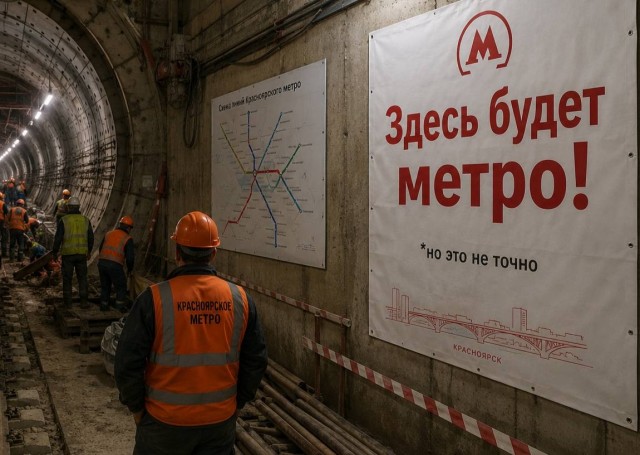 Ещё больше миллиарда рублей потратят на метро в Красноярске