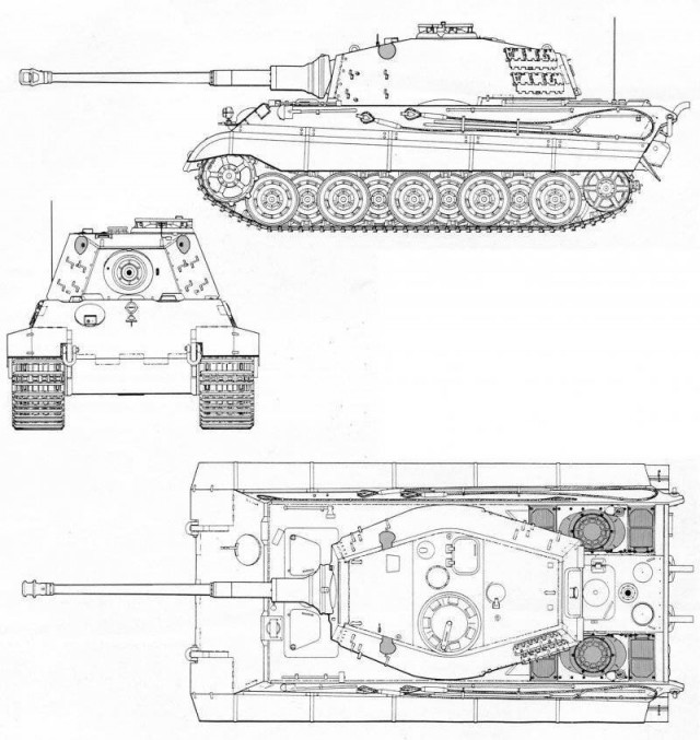 Модернизация «Королевского Тигра», 1945 год