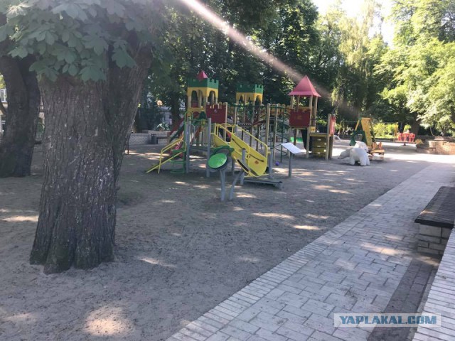 Британские болельщики оставили после себя в киевском парке Шевченко горы мусора