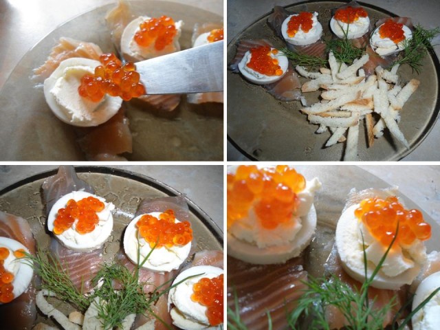 Маринованные яйца.