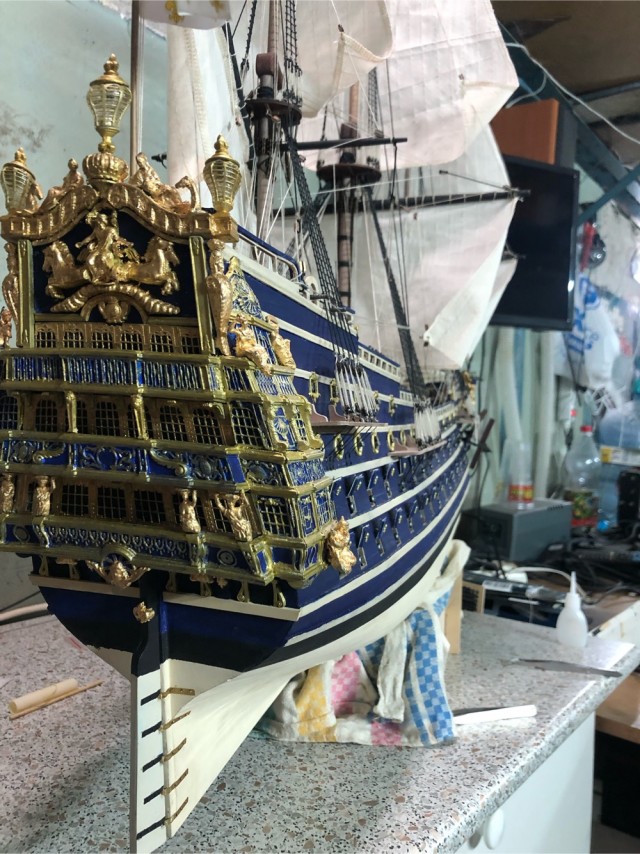 Постройка модели линкора Santisima Trinidad