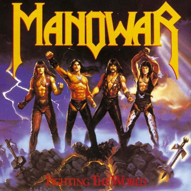 Попался на глаза плакат Manowar