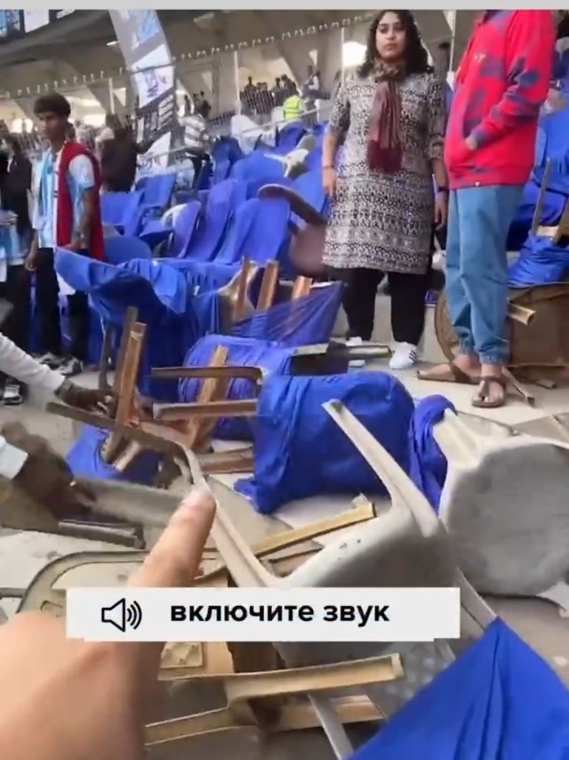 Заплатили за возможность увидеть Месси, а затем разнесли стадион