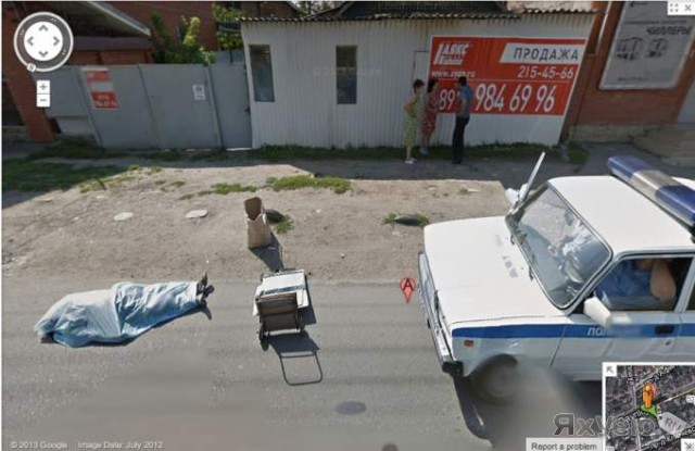 Самые странные и непонятные вещи, попавшие в камеру Google Maps