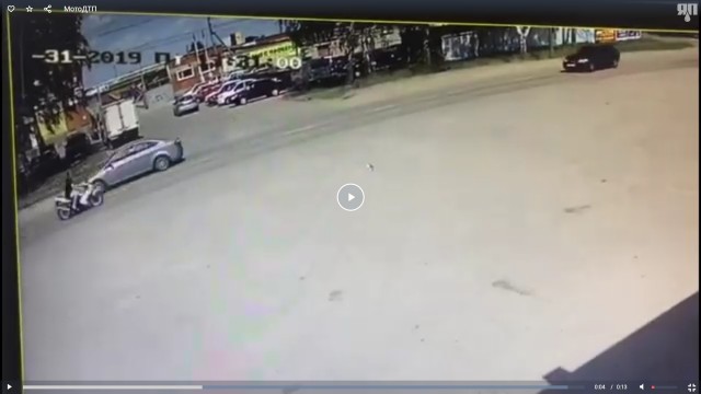 ДТП с мотоциклистом в Саранске